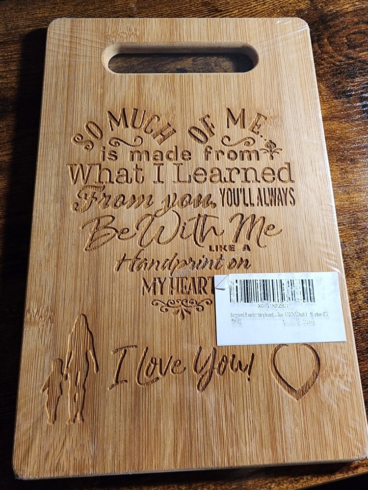 Engraved Cutting Board 10.7x7.2 Inch