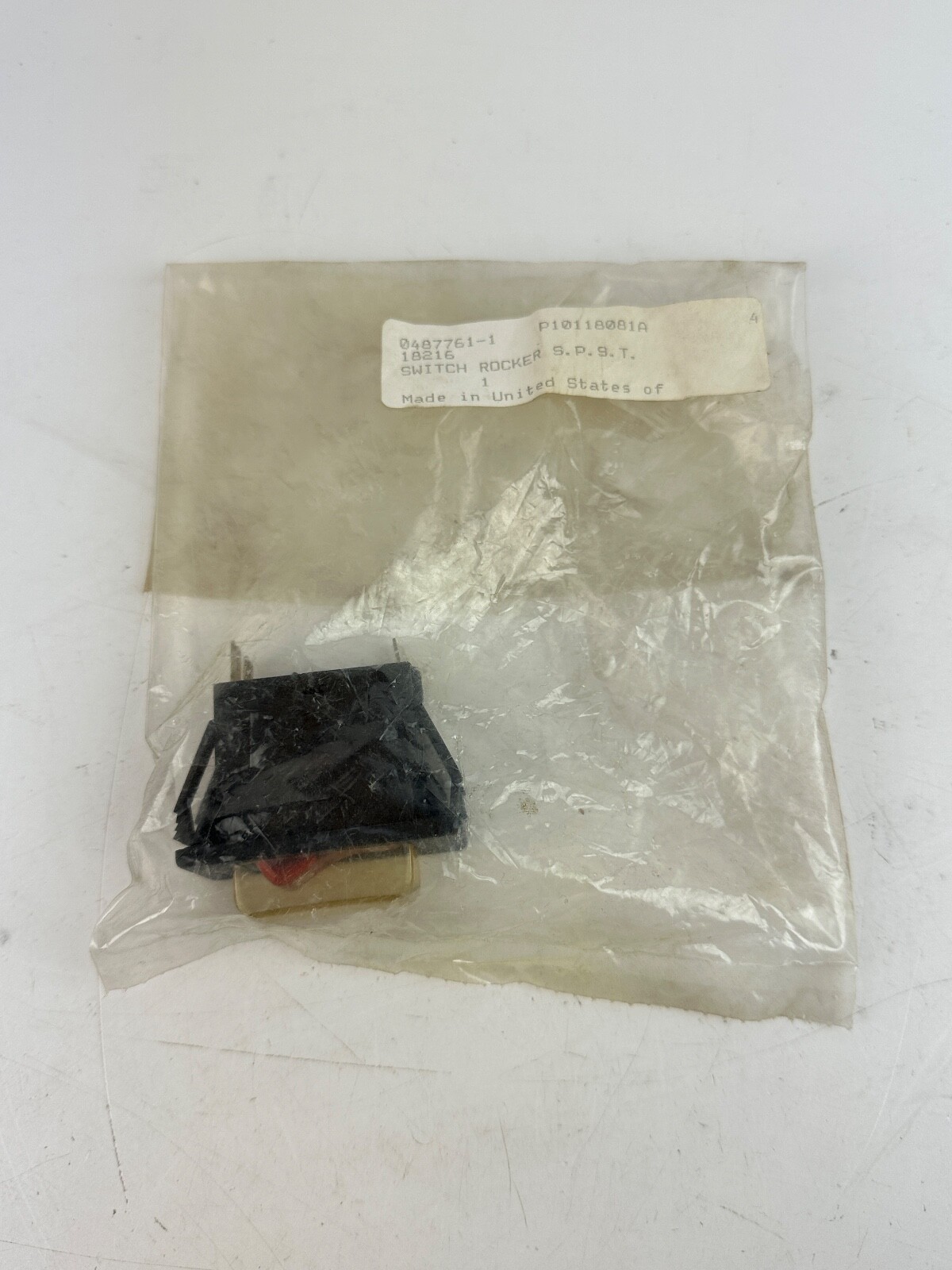 Tornado OEM Part # 18216 Switch Rocker S.P.S.T. 24Vdc(Lighted) Ez