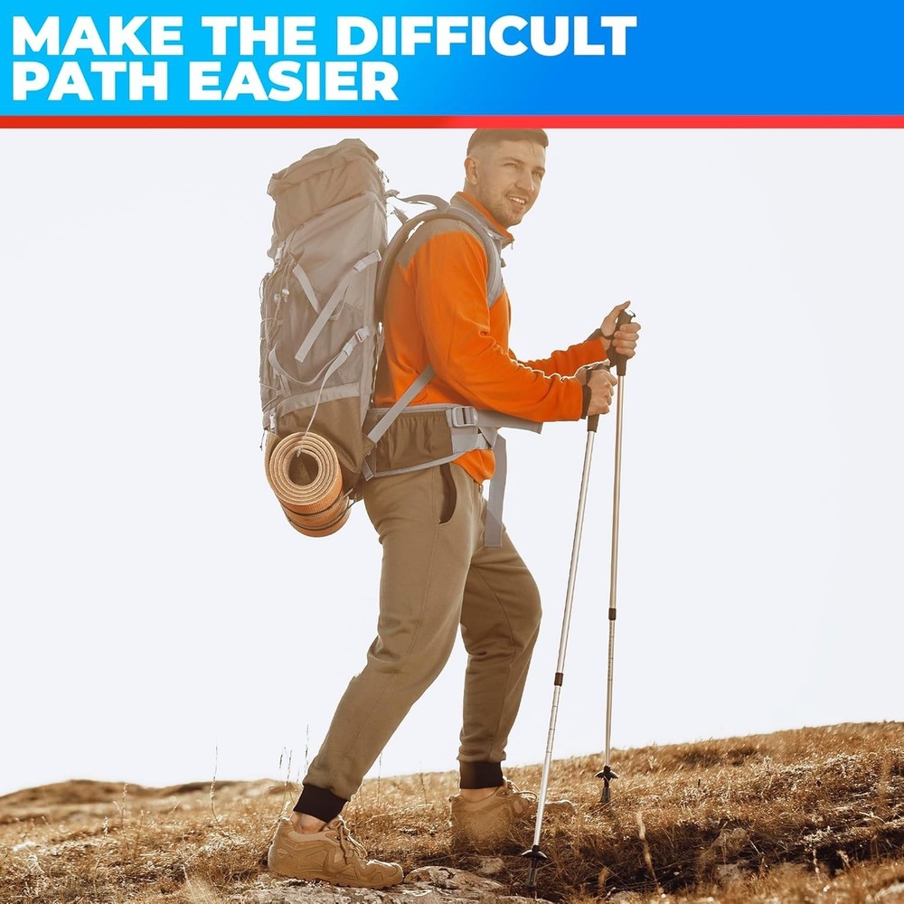 Lightweight Replacement Tips for Hiking Poles - 6 Pack, Great Traction