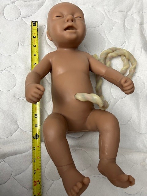 Realistic Infant Baby Medical Nursing Manikin EMT CPR Training Teaching Newborn