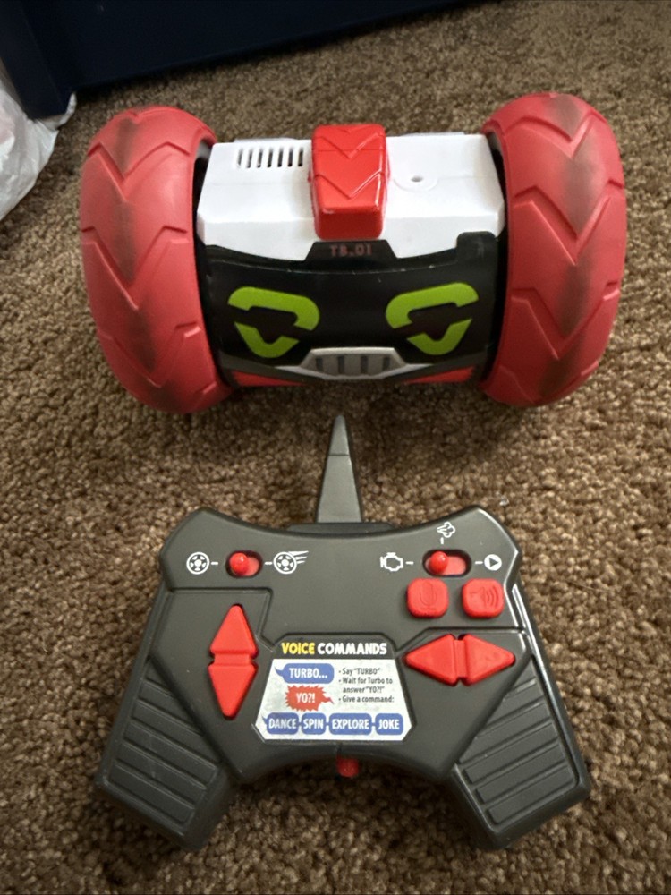 Really RAD Robots Remote Control & Voice Command TURBO BOT Red