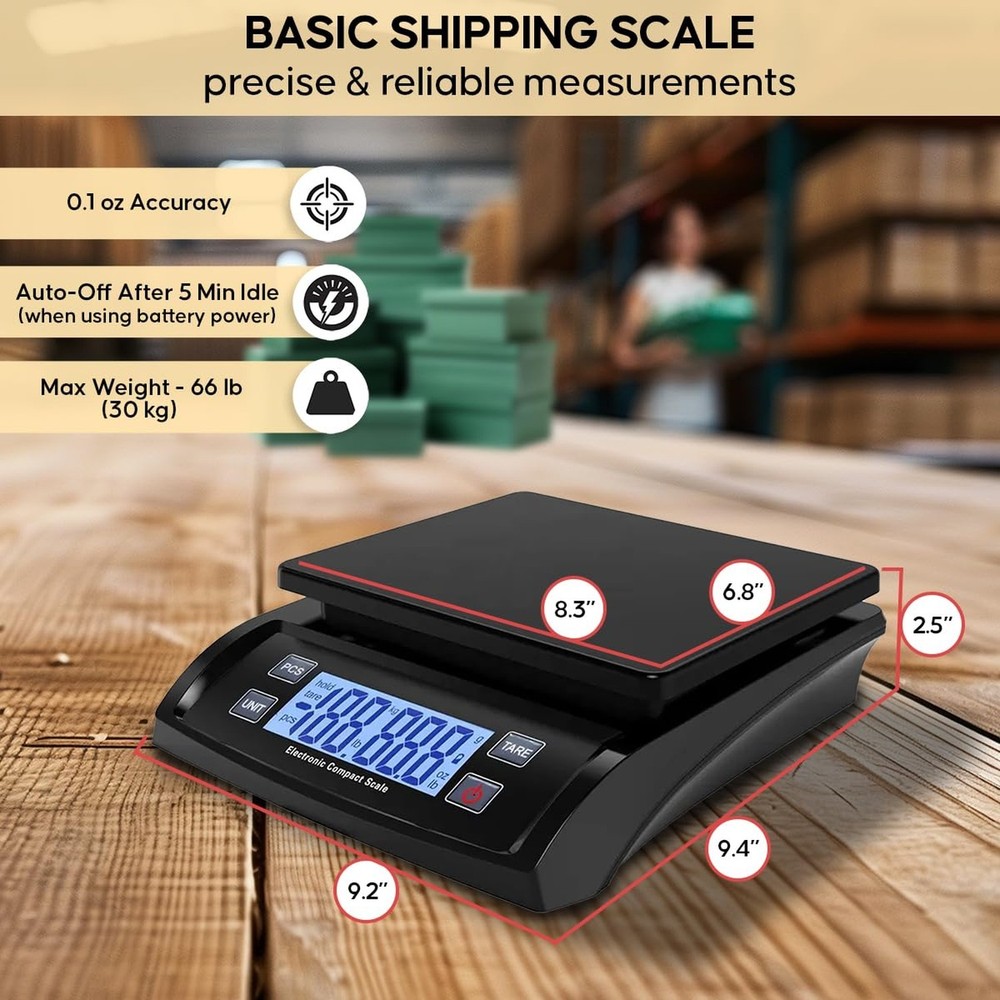 Arkscan S23 Mail Postage Scale with Hold and Tare Function, Gram/Ounce/Pound ...