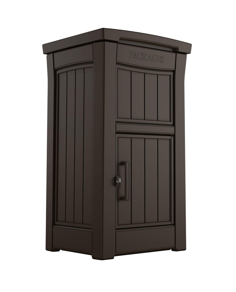 Keter Delivery Box for Porch with Lockable Secure Storage Compartment to Keep...