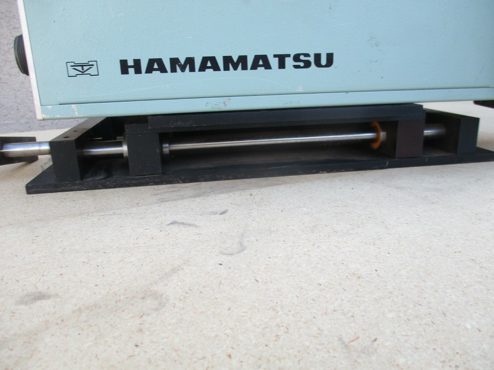Hamamatsu Microscope Camera C1000 Type 12 With Linear Slide Positioner