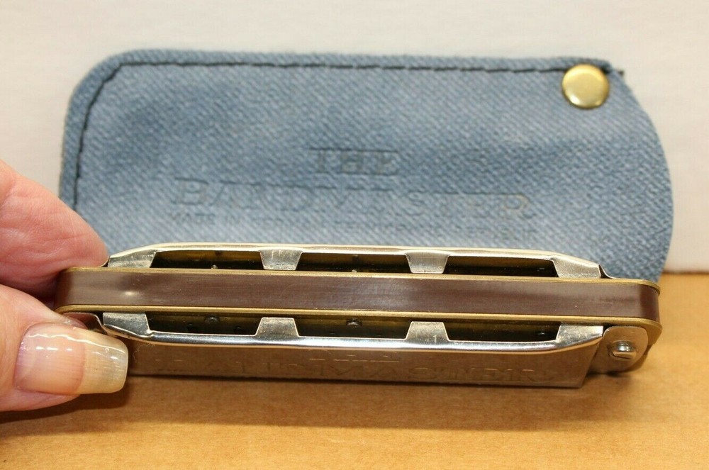 Vintage The Bandmaster Harmonica with Case Made in Germany