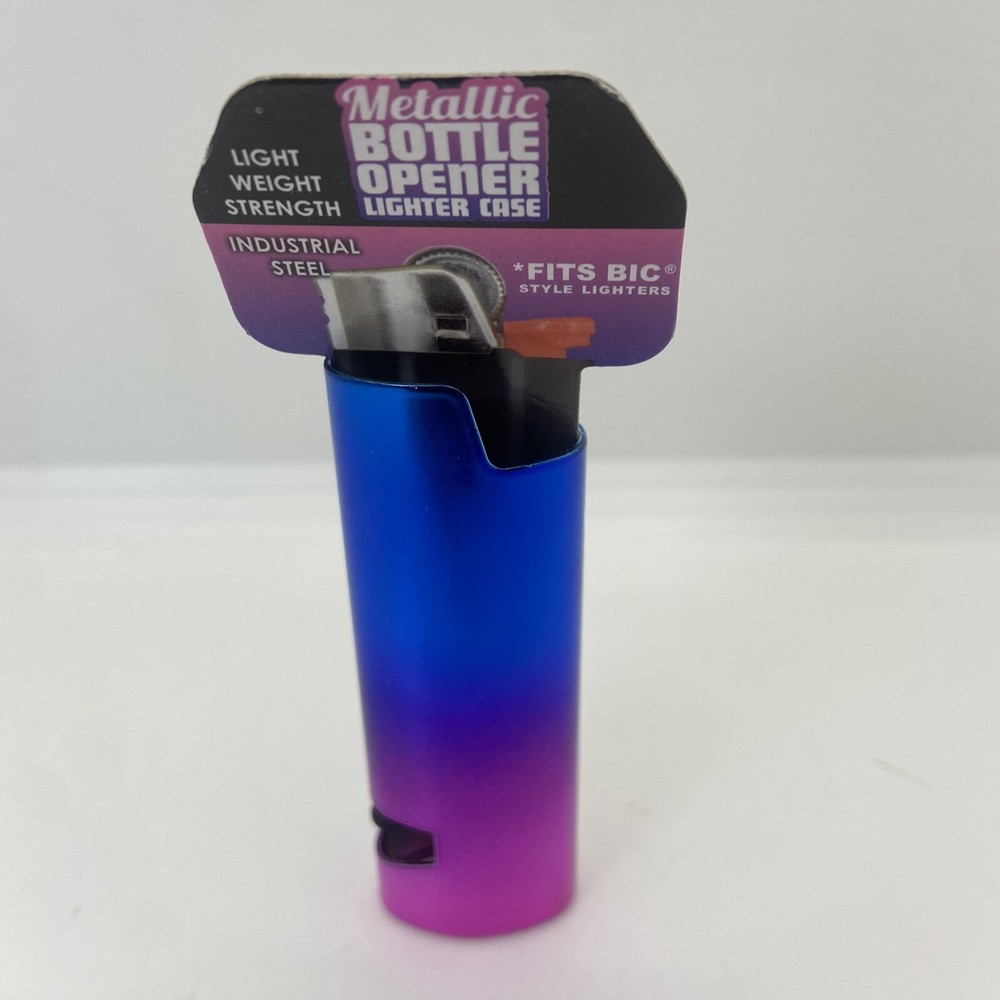 Smokezilla Metallic Bottle Opener Lighter Case