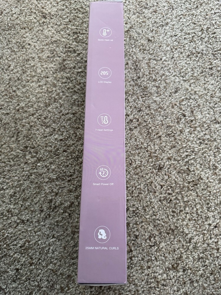 Sejoy ceramic curling iron. Fast heating, LED Display. New in box.