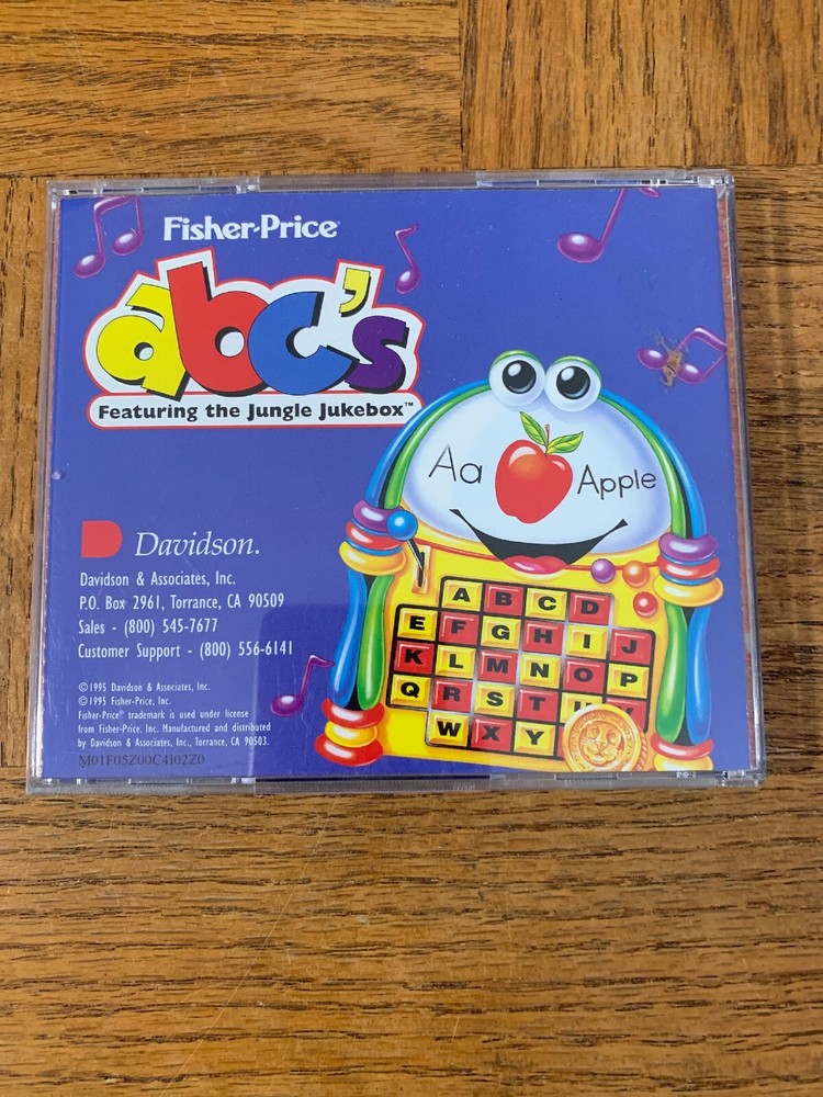 Fisher Price Abcs Computer Software