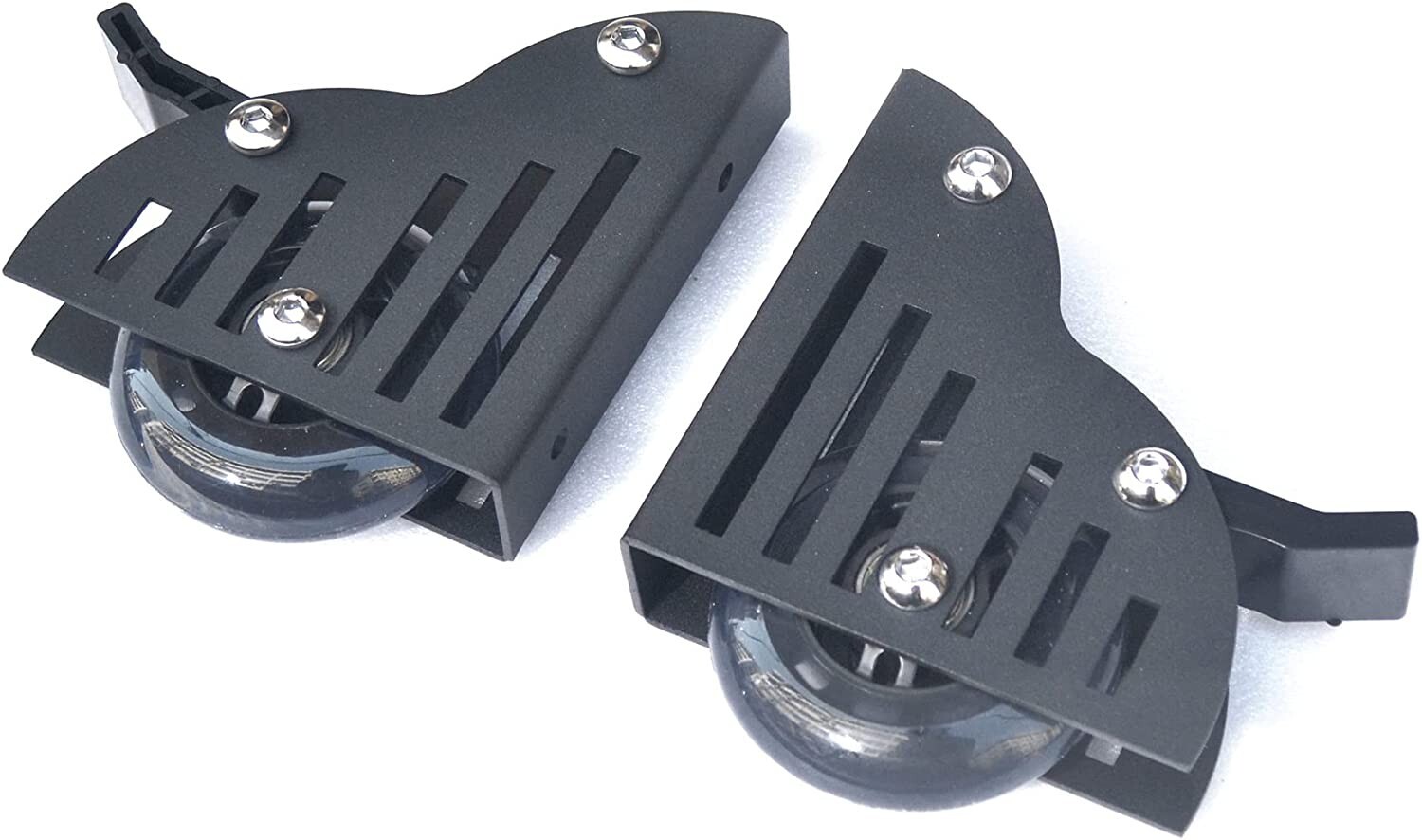 Hook On Rolling Library Ladder Track Kit with Metal Ladder with Grab Handle