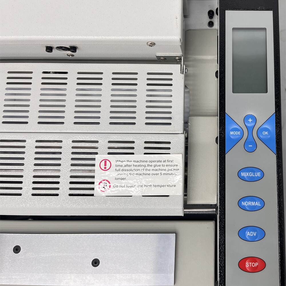 Automatic Paper Binding Machine 13.4" Book Sheet Glue Coating & Binding Machine