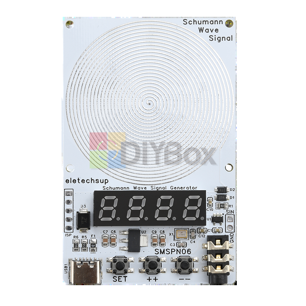Adjustable 0.01Hz~9999Hz Frequency Schumann Wave Generator 4-Bit Digital Display