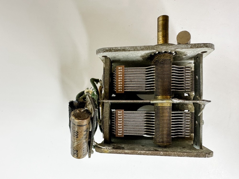 Vintage Two Gang Tuning Capacitor UNTESTED