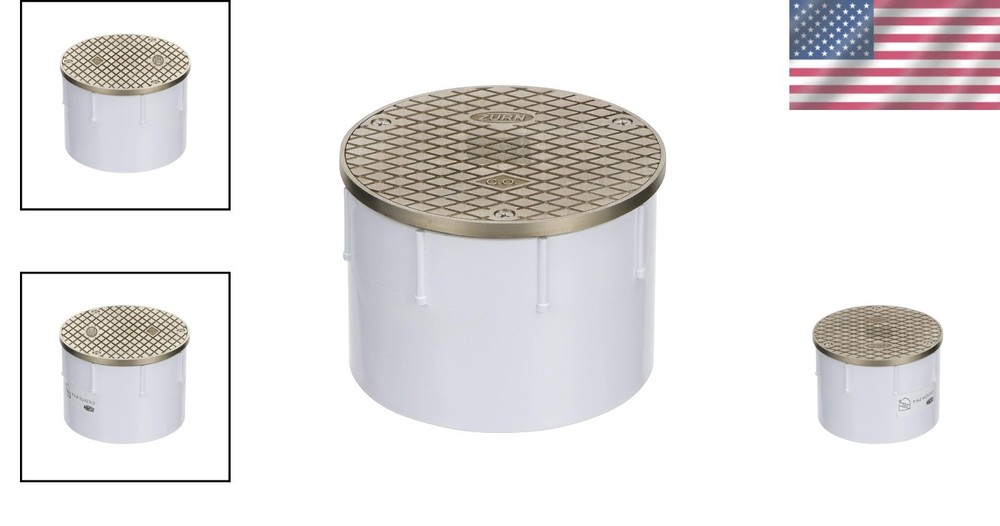 Adjustable PVC Cleanout 4" - Sturdy Brass Construction