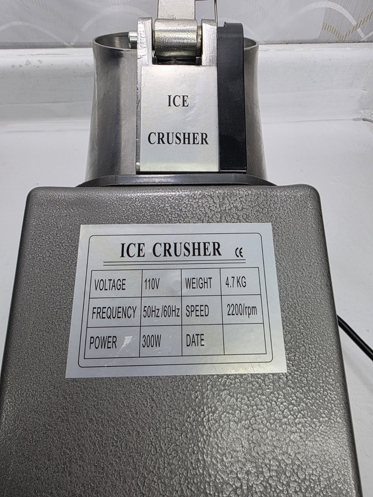Reespring Shaved Ice Machine Ice Crusher Snow Cone Machine with Stainless Ste...