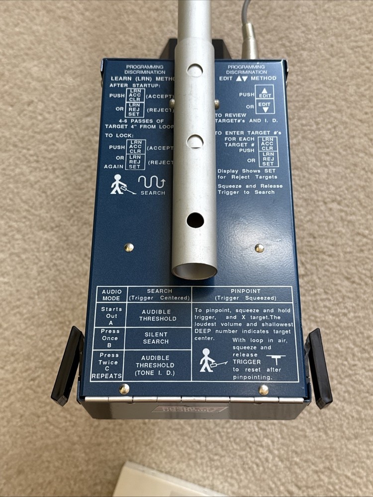 White Eagle Programmable Professional Mpc Metal Detector w/Headset & Bag