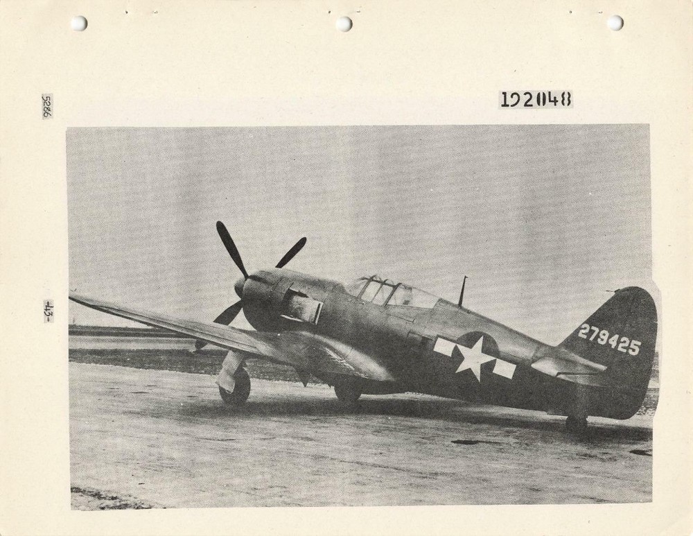 1945 AAF CURTISS-WRIGHT XP-60A,C,E FIGHTER INSPECTION, PERFORMANCE,ACCEPTANCE-CD