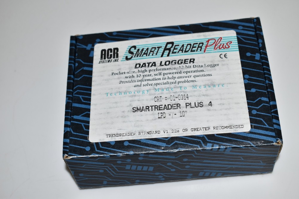 ACR SMART READER PLUS 4 LO PRESSURE DIFFERENTIAL TEMPERATURE DATA LOGGER (IWJ69)