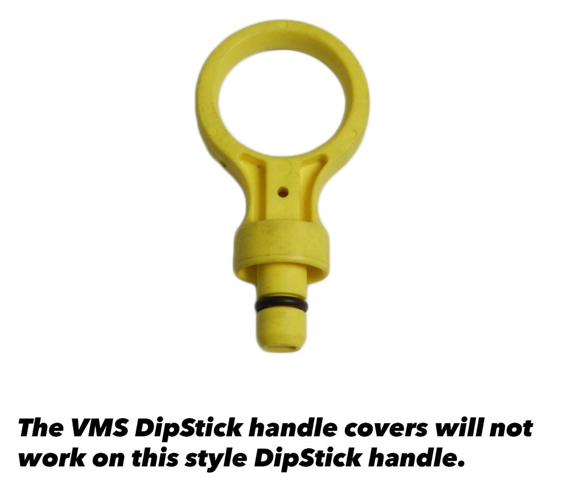 VMS RED BILLET ALUMINUM ENGINE OIL DIPSTICK HANDLE GRIP COVER CAMARO CORVETTE