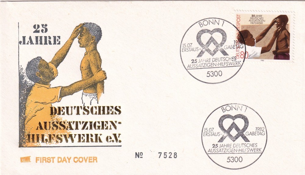 ⭐ 1982 Bonn Germany - First Day cover FDC - Ersttagsbrief ⭐ E522