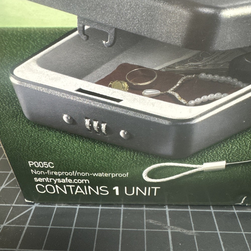 SentrySafe P005C Small Portable Lock Safe Box with Combination Lock NEW!!