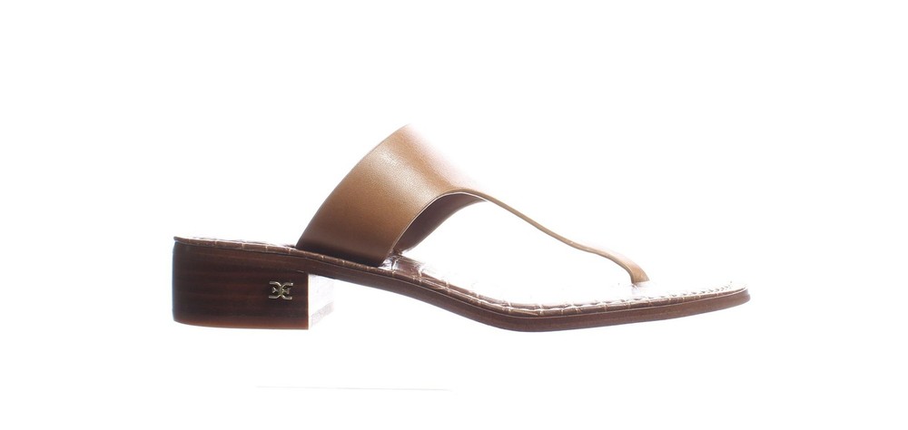 Sam Edelman Womens Jaynee Saddle Leather T-Strap Heels Size 7.5
