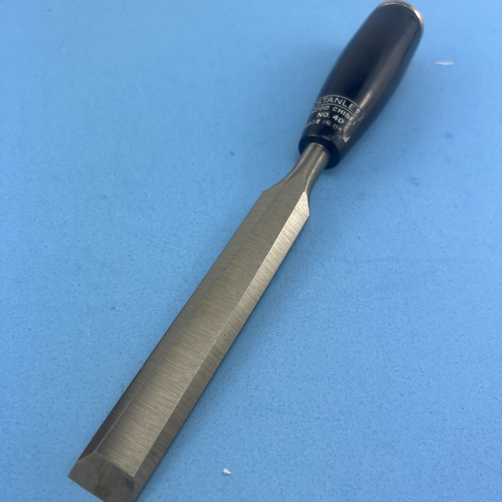 Vintage Stanley No. 40 Bevel Edge Paring Chisel 3/4'' Everlasting Chisel NOS