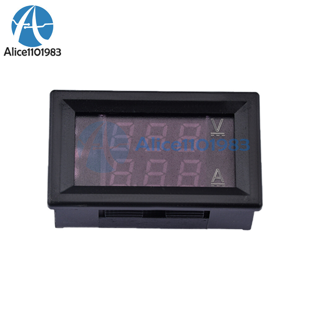 Digital Voltmeter Ammeter 100V 10A 50A 100A LED Display Amp Volt Current Meter