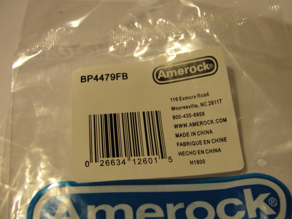 Amerock BP4479FB Allison Value 3-3/4in(96mm) CTC Pull - Flat Black