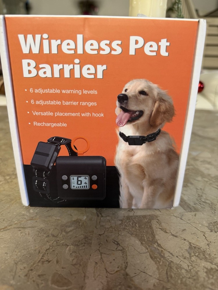Wireless Pet Barrier - Rechargeable Indoor Barrier