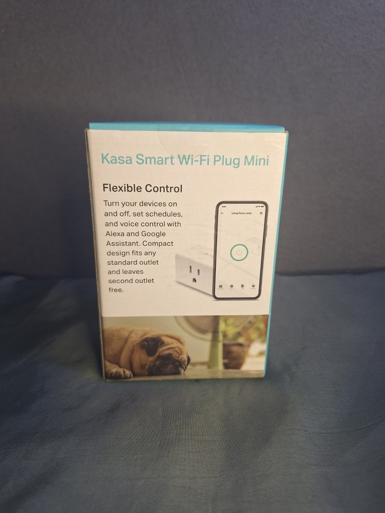 Kasa Smart Wi-Fi Plug Mini by TP-Link - White Model HS105