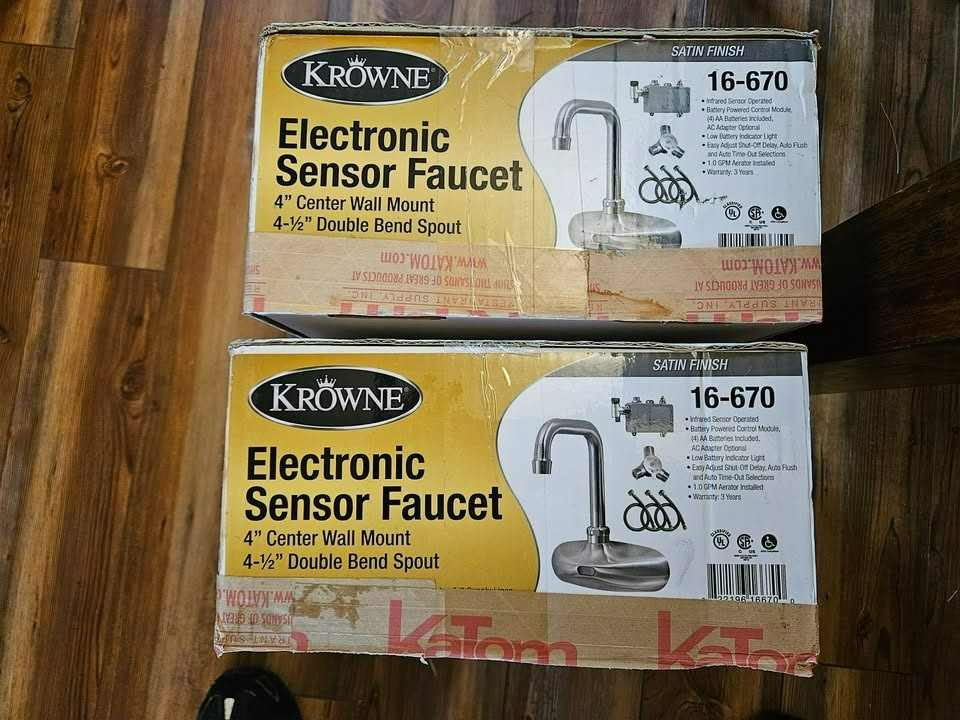 Krowne Electronic sensor faucets