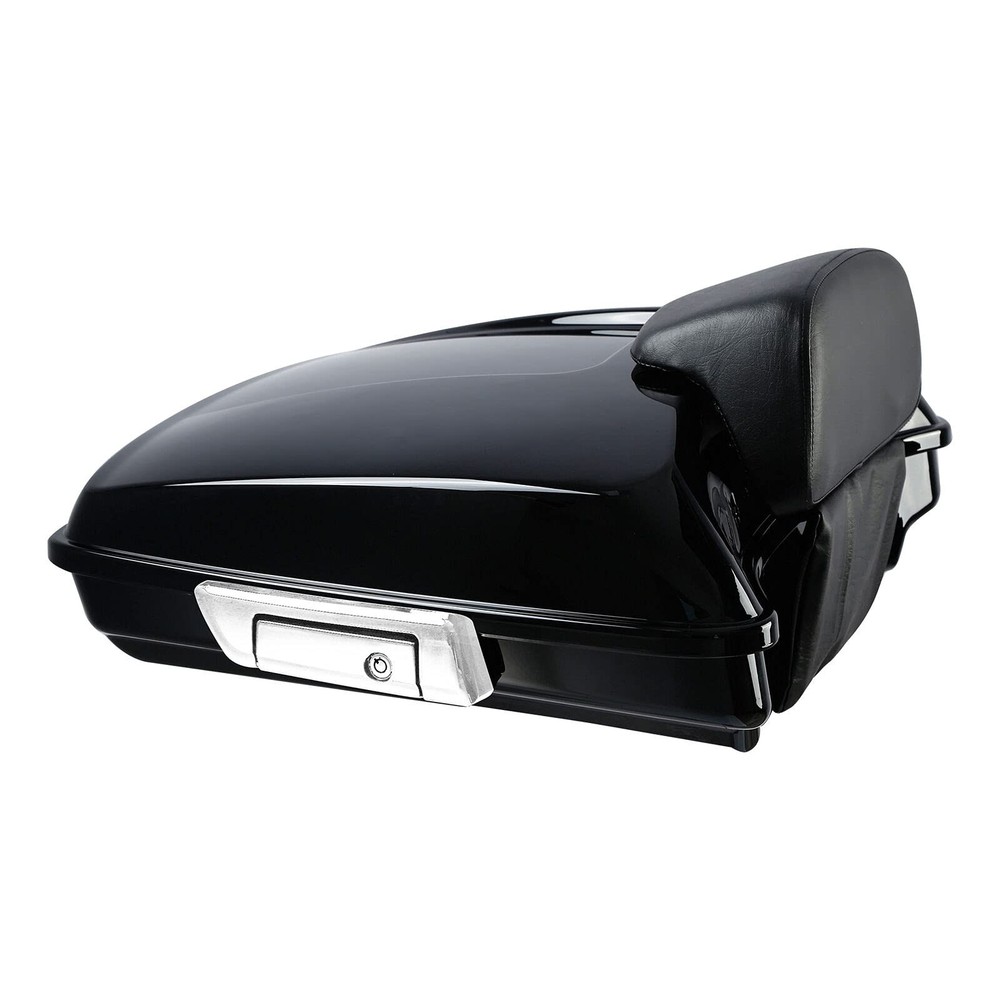 5.5'' Trunk with 2-UP Mounting Rack Backrest for Touring 2014-Later