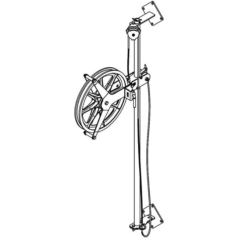 Elevator Pole Kit for Pulley Clothesline Kit