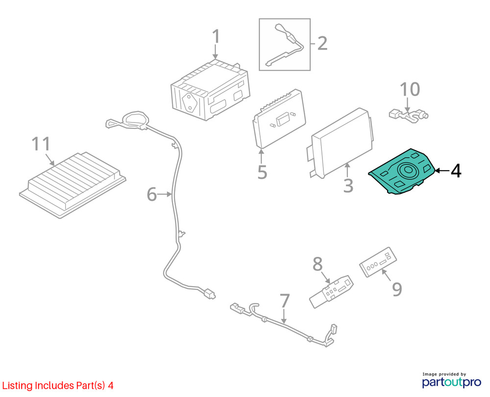 2014 Ford Escape Radio Control Panel NVNOR