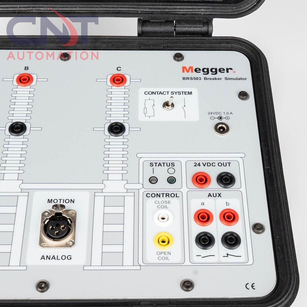 Megger BRS503 Breaker Simulator Analyzer Tester W/ Digital Analog Motion Outputs