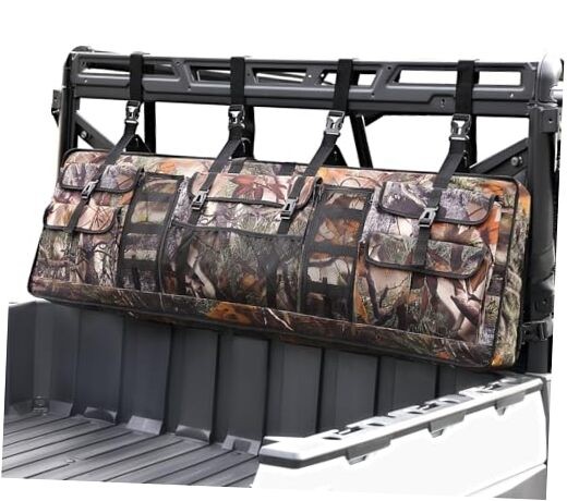 Double UTV Tool Carrier Soft Case, Quick Release Hunting Tool Bag Camouflage