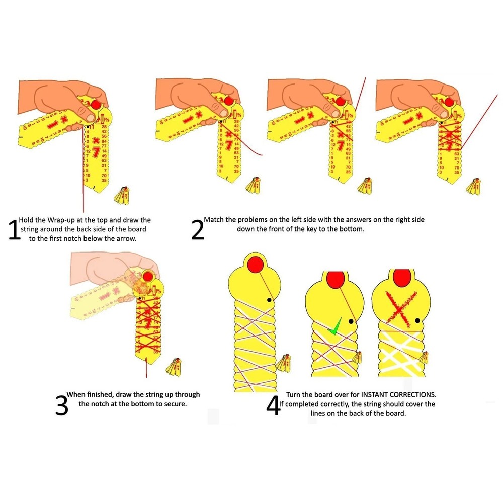 Wrap-Ups Addition Facts Learning Teaching Tool Math Manipulative Grades 2-6