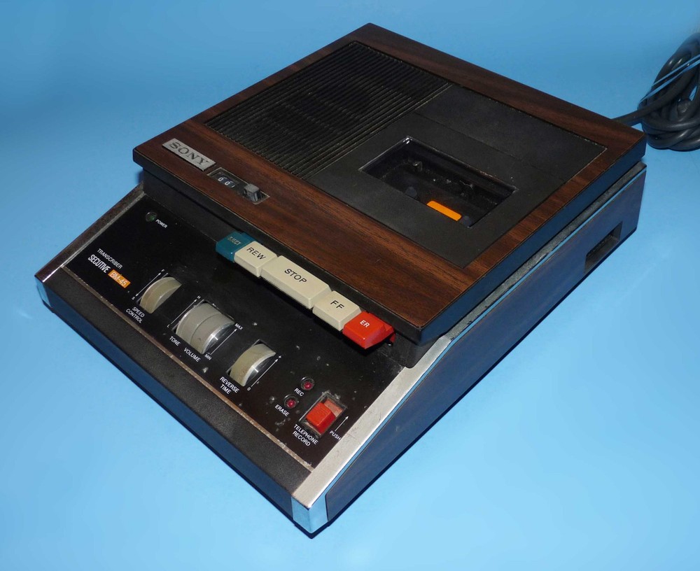 Vintage Sony Secutive BM-45 Cassette Tape Transcriber - Powers On