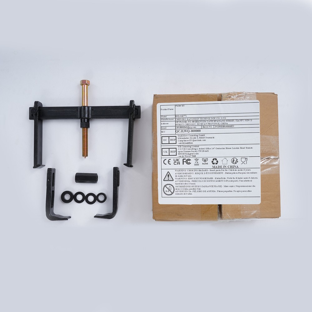 Drum and Rotor Puller Brake Rotor Removal Tool Drum Brake Hub Puller Black