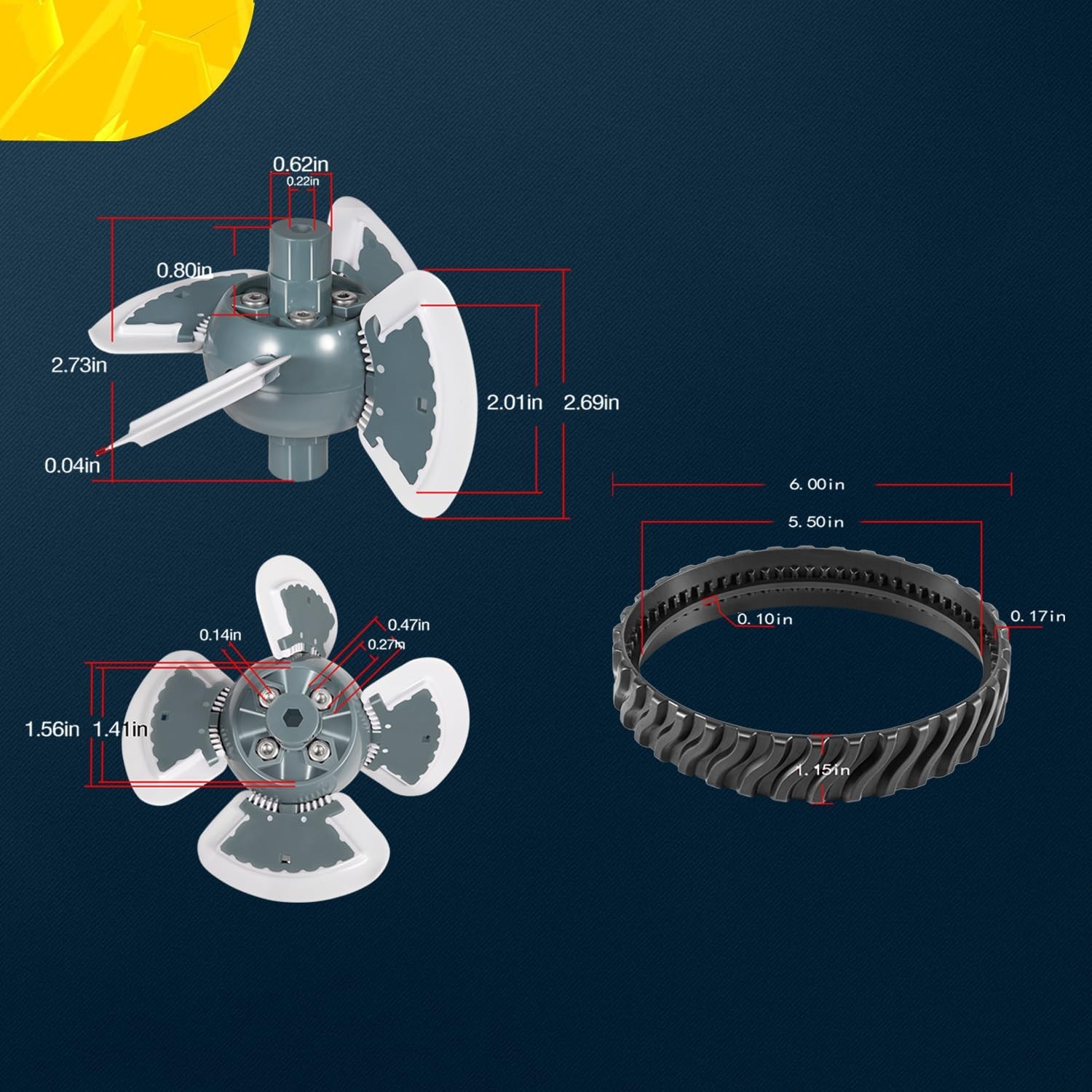 Replacement Parts Kit For Zodiac Baracuda MX8 MX6 Elite Pool Cleaner Tune Up Kit