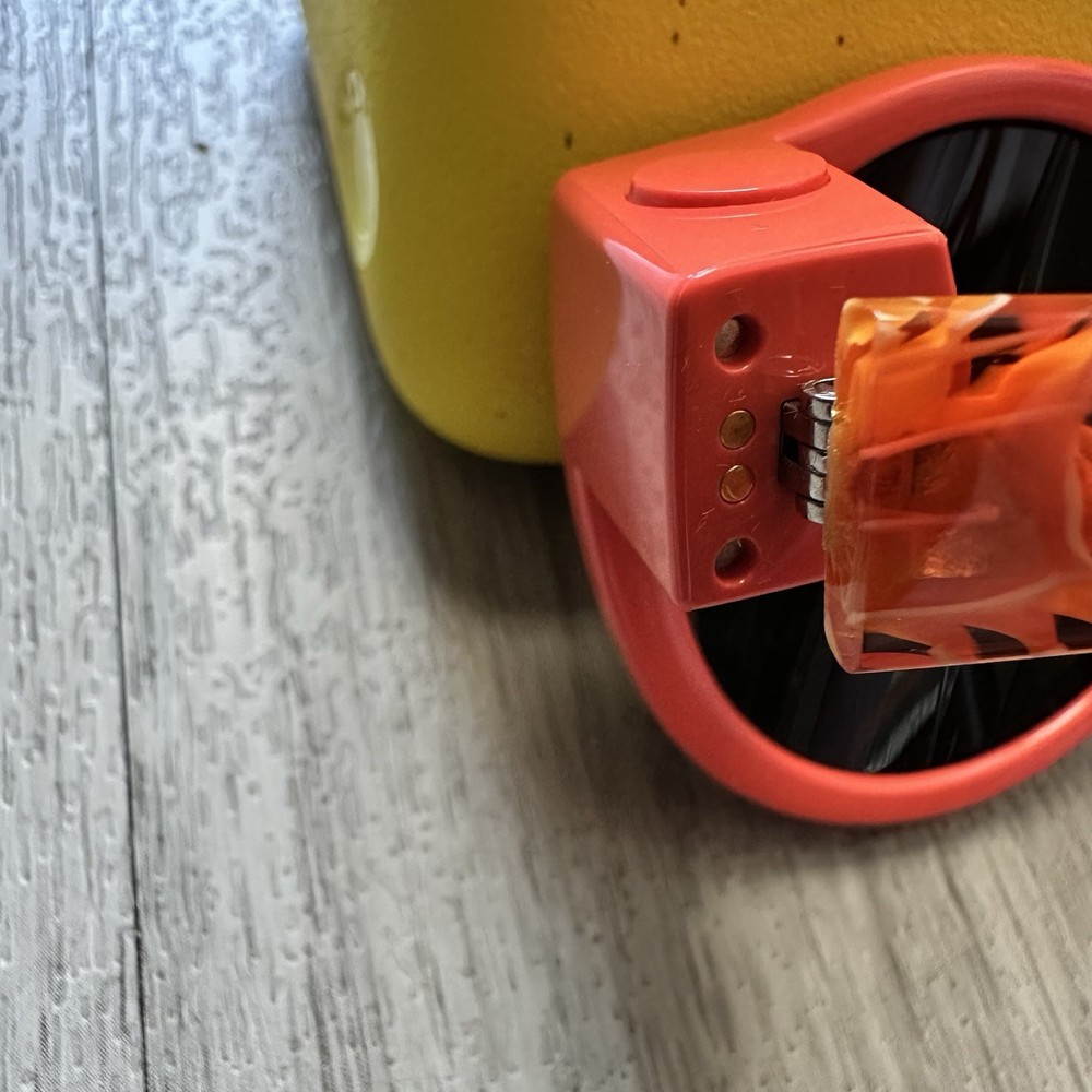 Snapchat Spectacles Glasses v1 - Coral With Case Missing Charge Cord (UNTESTED)