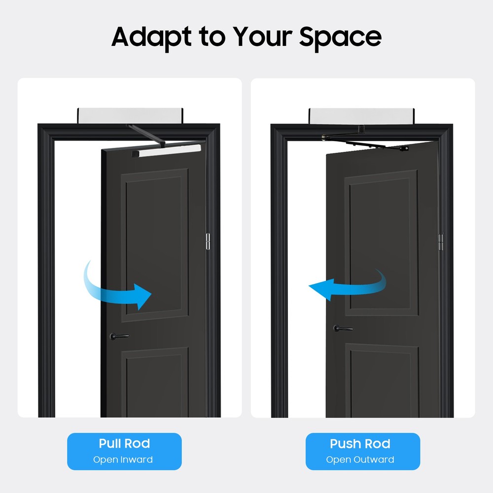 Automatic Swing Door Opener, with Control Panel & Switches, with Remote Controls