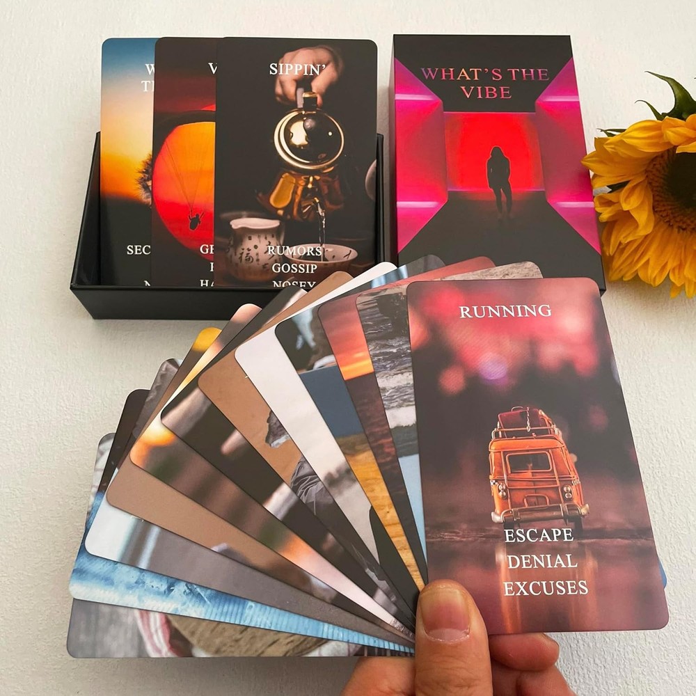 What's The Vibe Oracle Cards Deck, for Beginners, Deck...