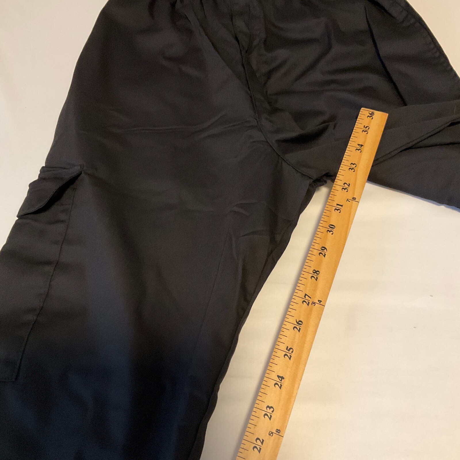New Chef Cargo Pants Unisex Adult Size XS Black Stretch Waist Nc-3002car 2 Pair