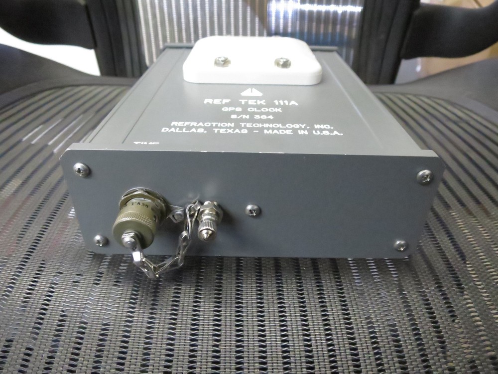 REF TEK 111A GPS CLOCK 8/N 364 REFRACTION TECHNOLOGY INC REFTEK