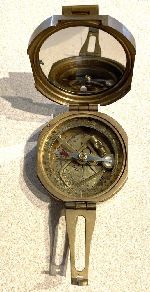 Brass Nautical Compass, fully functional