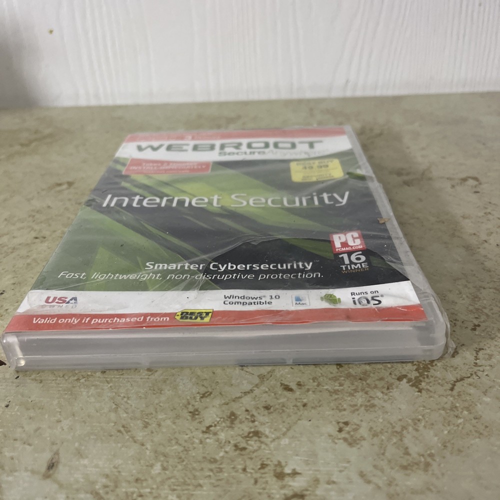 Webroot SecureAnywhere Internet Security For PC/MAC/Mobile