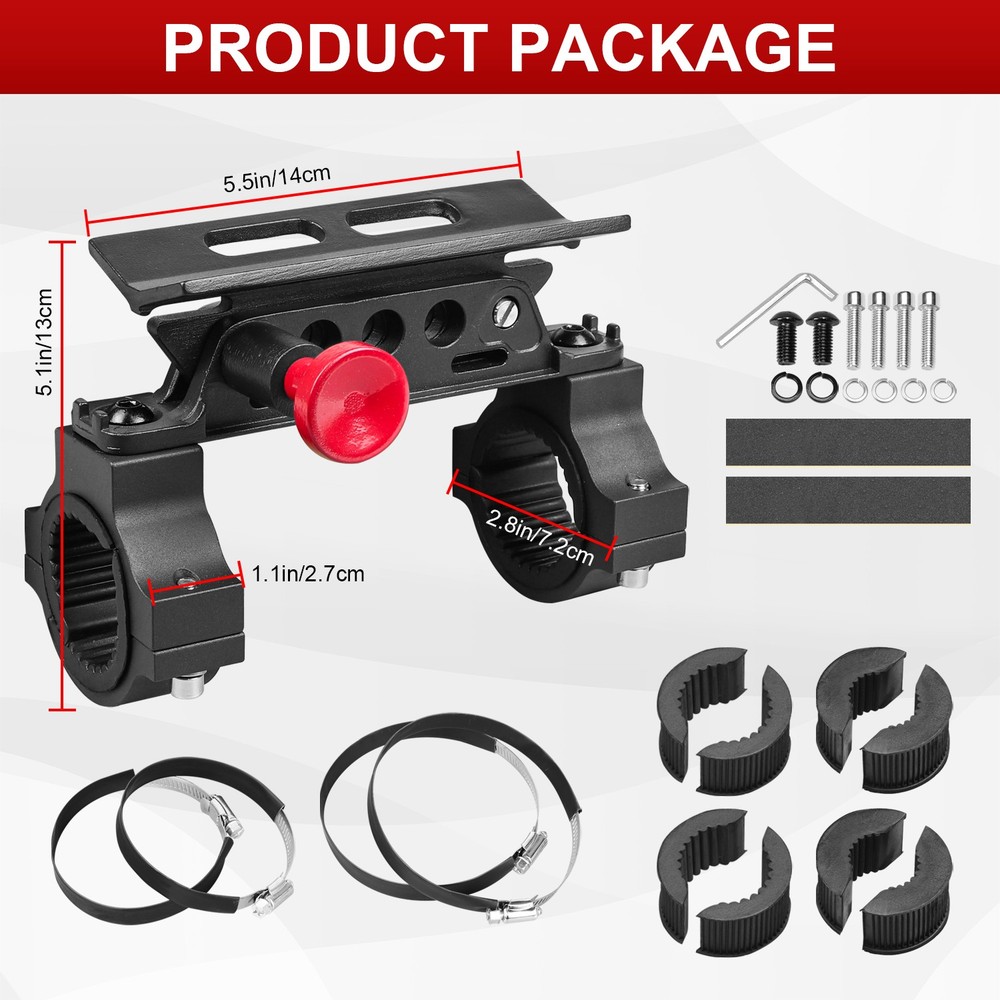 1-2" Adjustable Fire Extinguisher Holder Mount Bracket For Bronco Can-Am UTV ATV