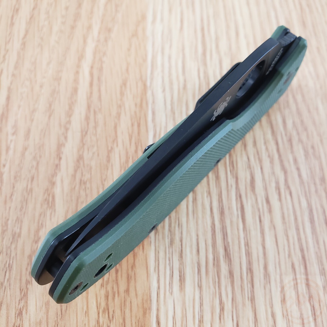 Spyderco Tenacious Linerlock Folding Knife 3.38" 8Cr13MoV Steel Blade G10 Handle