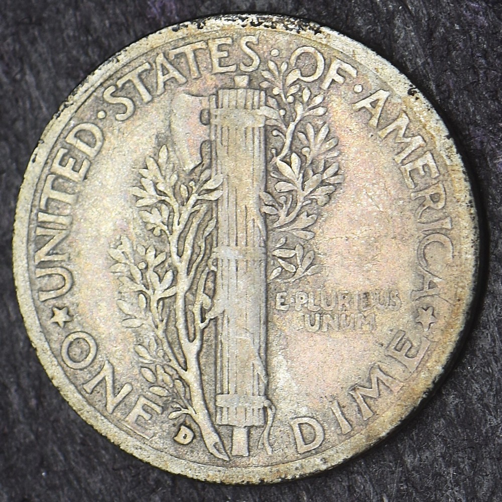 1935-D Mercury Silver Dime 10C - COINGIANTS -